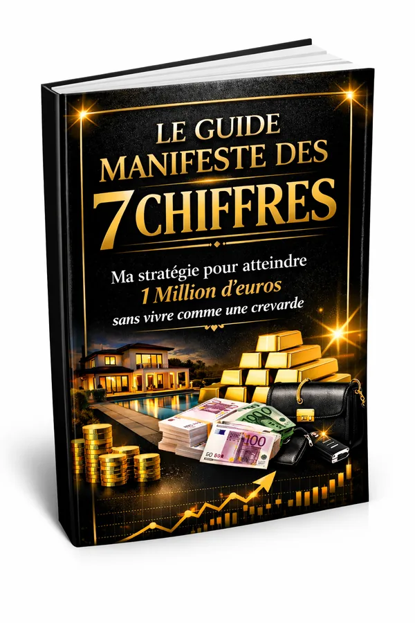 Couverture du livre "Le Guide Manifeste des 7 Chiffres : Ma Stratégie pour Atteindre son Premier Million" par Kaylow Mindset — ebook Affaires